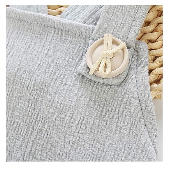 Organic Cotton Linen Romper - Picture 4 of 6